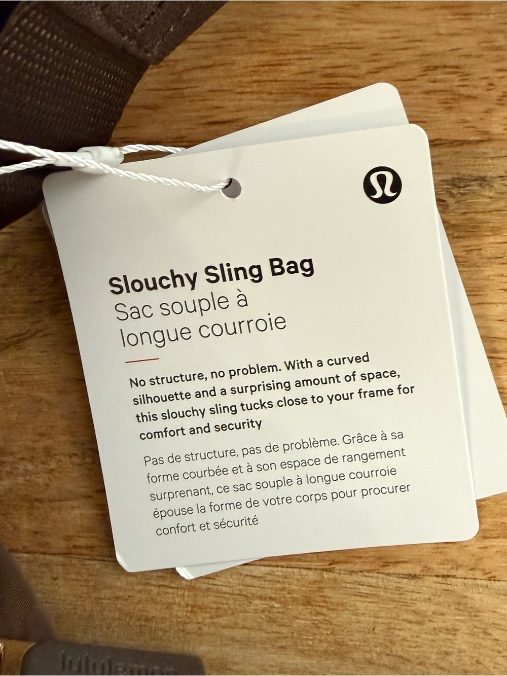 Lulu Lemon slouchy sling bag. - Picture 3 of 3